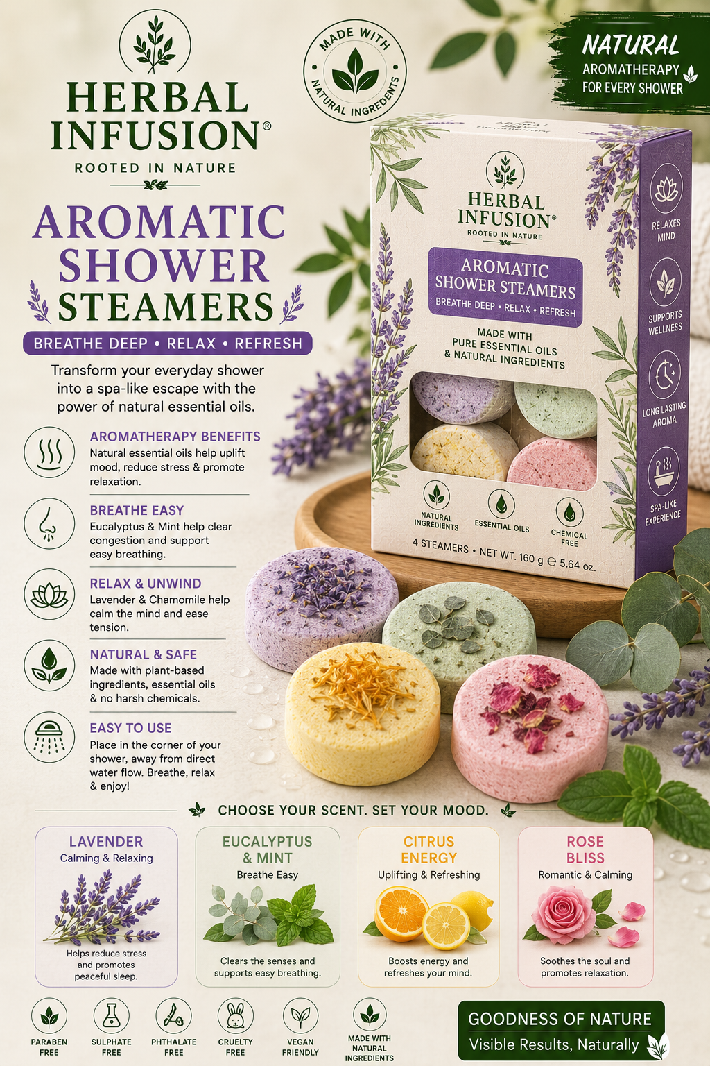Aromatic Shower Steamers