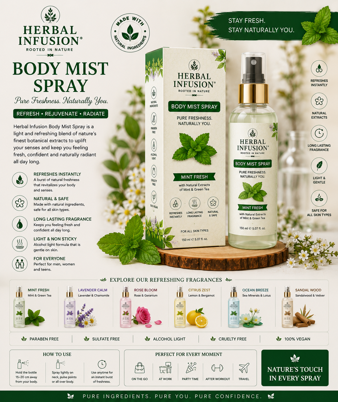 Body Spray Mist
