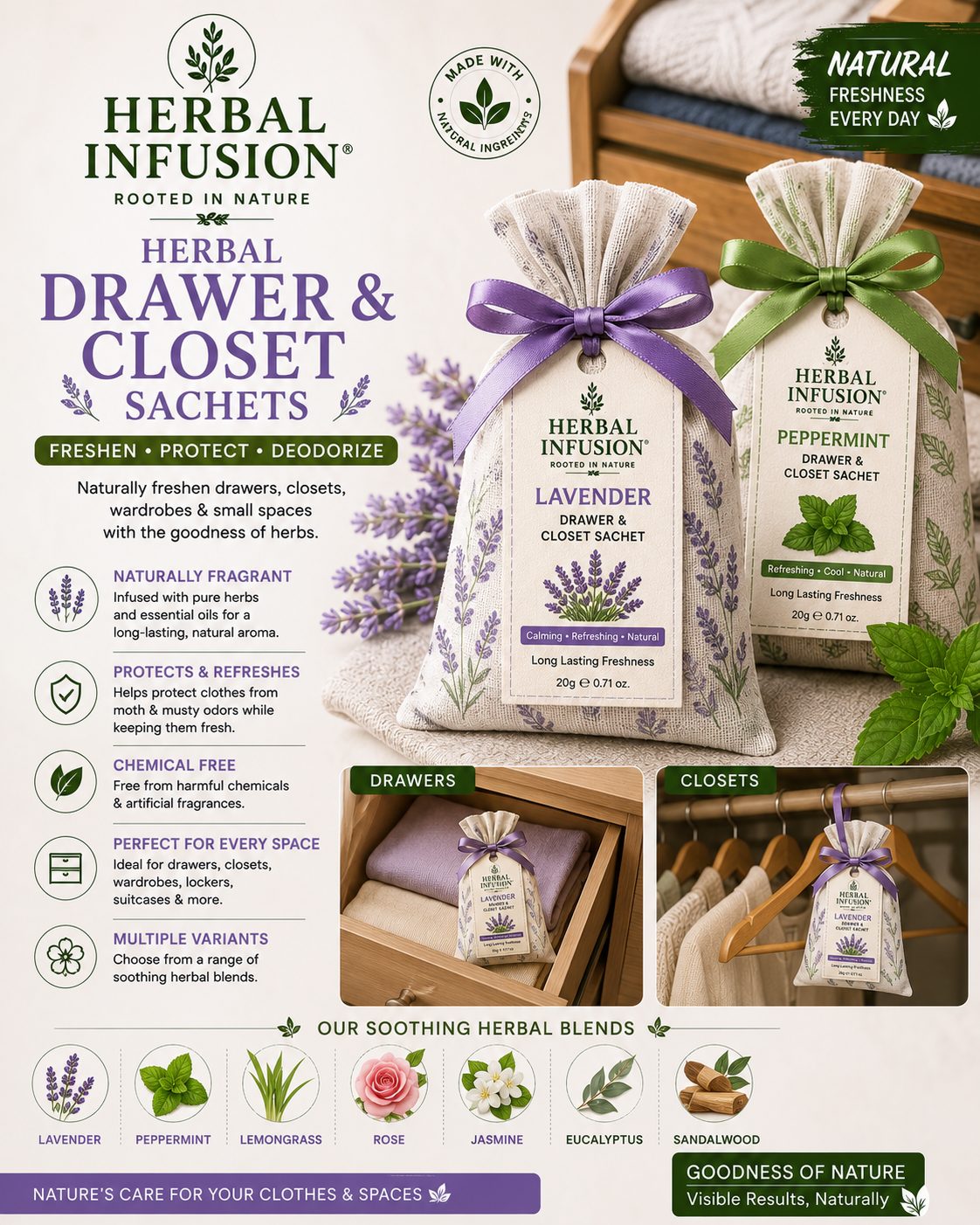 Drawer & Closet Fresheners