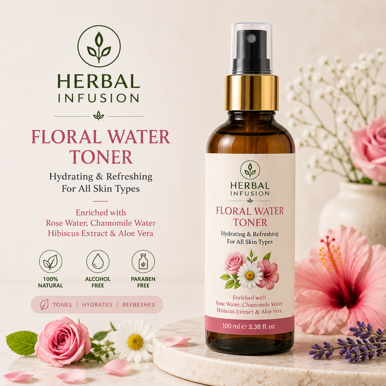 Floral Water Toner