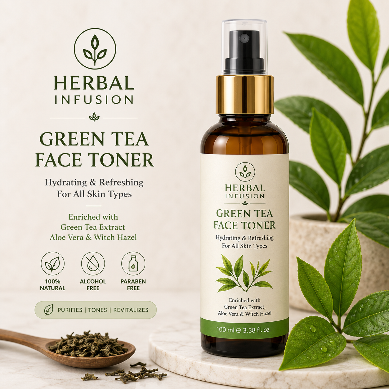 Green Tea Face Toner