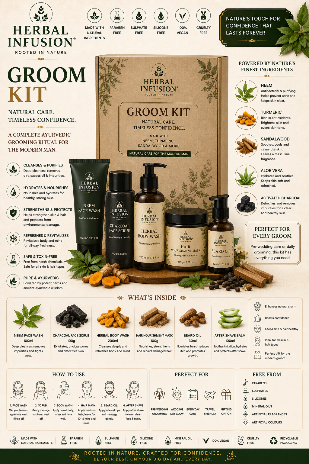 Herbal Groom Kit