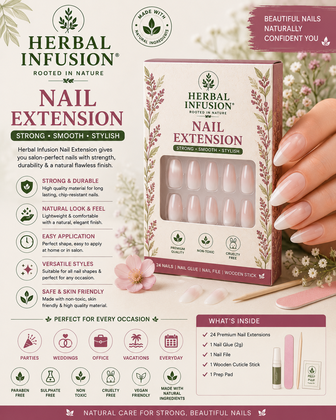 Herbal Hair Extension Care Kit