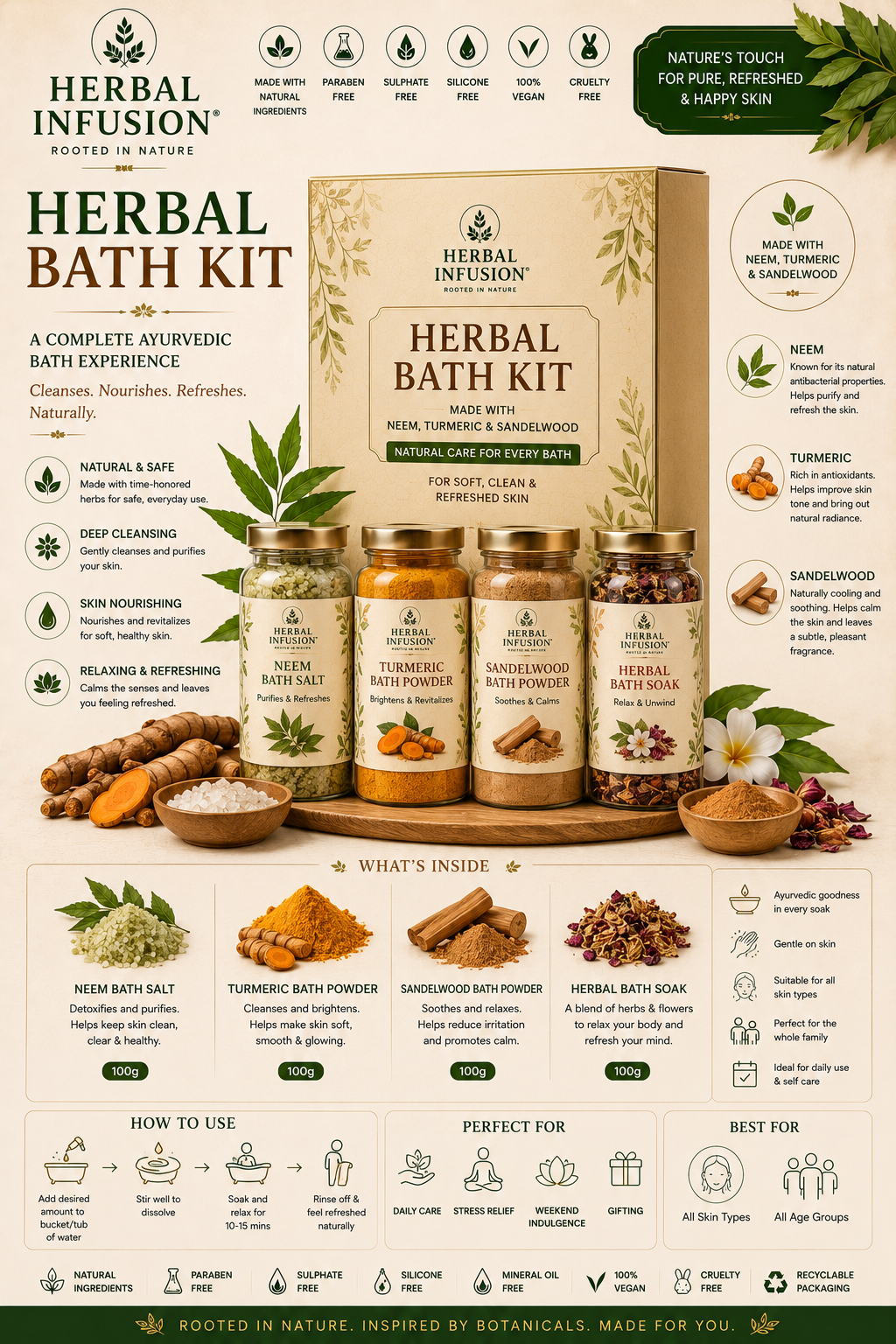 Herbal Bath Kit