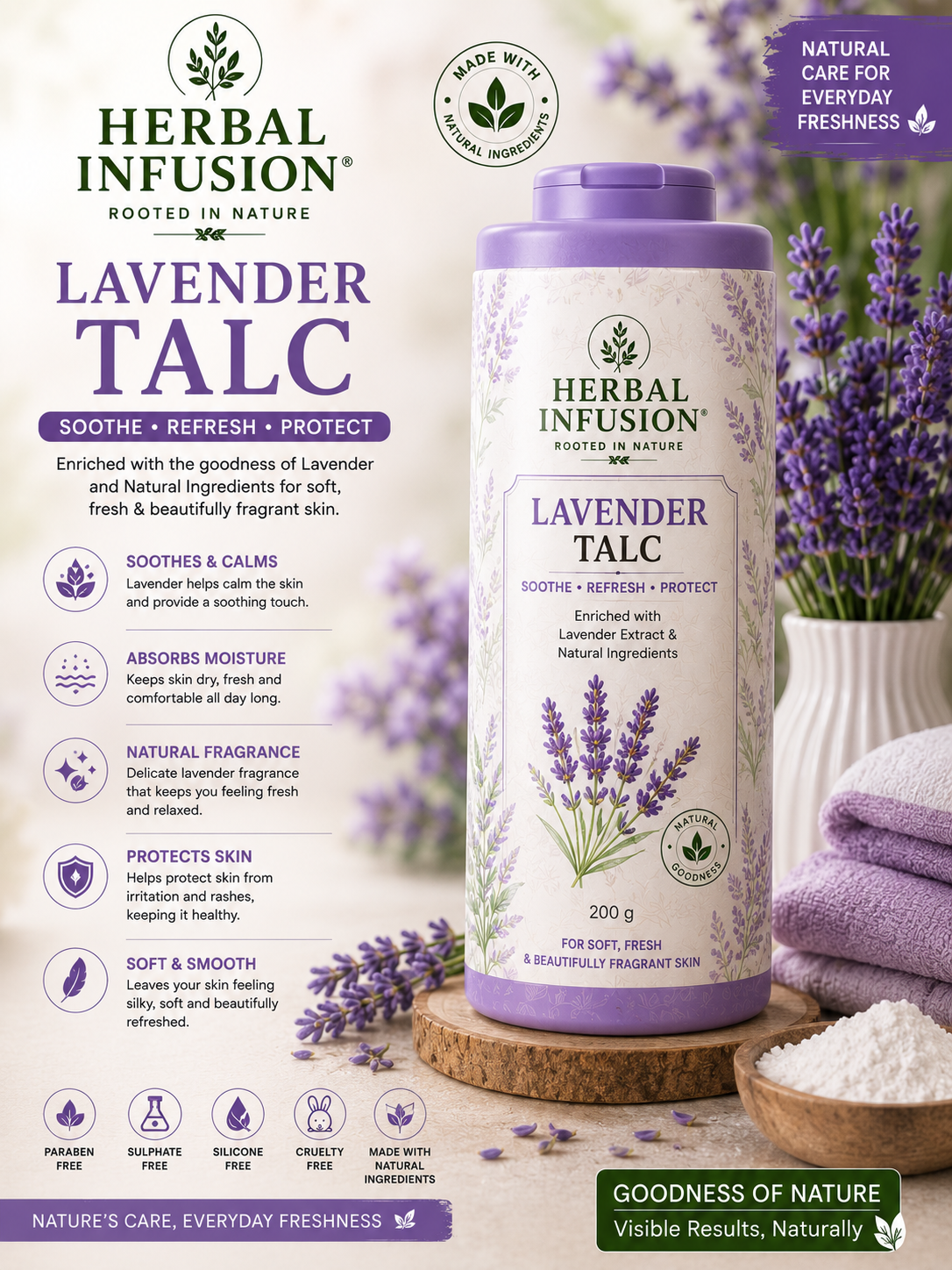 Lavender Talc