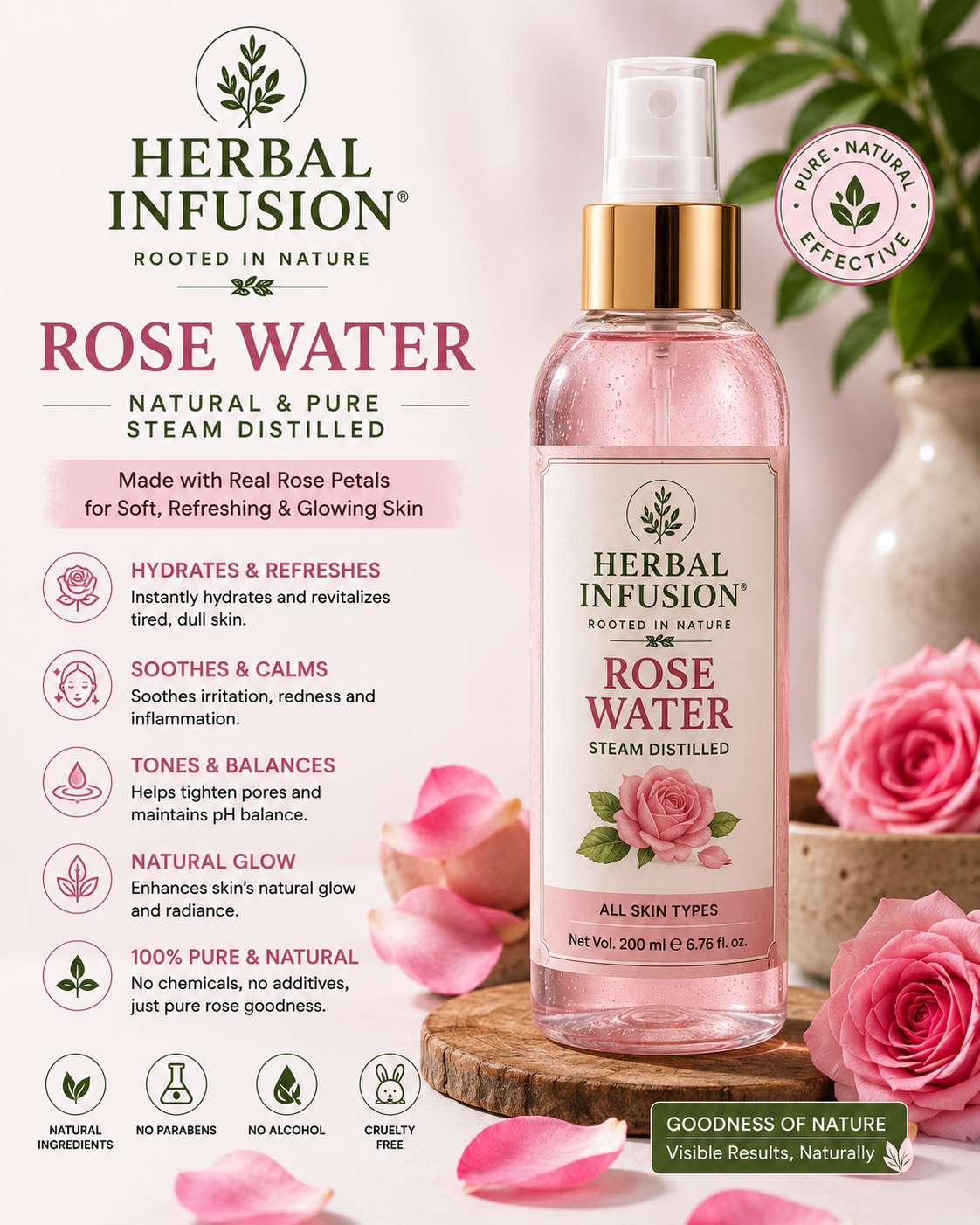 Pure Rose Water