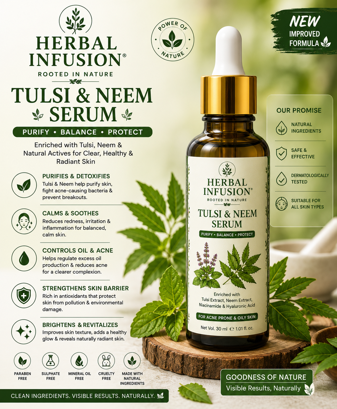 Tulsi & Neem Serum
